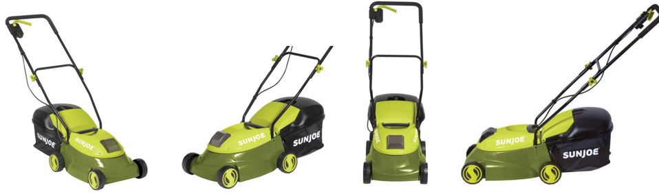 Sun Joe Lawn mower review, Electric model 28V 14 inch, additional images