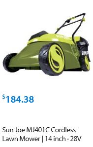 Sun Joe Lawn mower review, Electric model 28V 14 inch