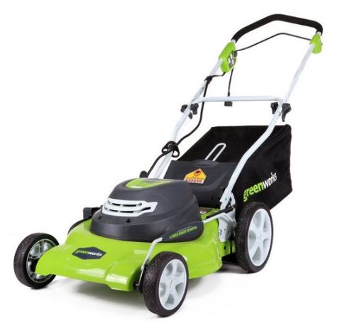 Greenworks lawn mower review, 12 amp 20 inch, featured image