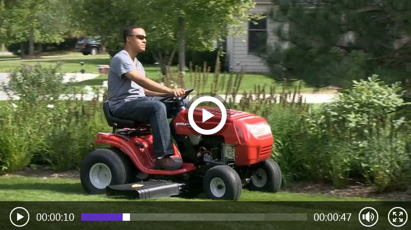 Murray 42 inch Ride on lawn mower review, video