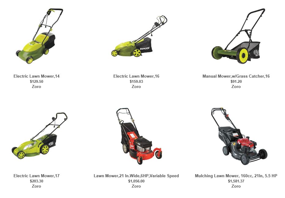 Zoro Lawn Mowers, 1