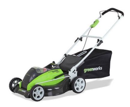 Greenworks Lawn Mower reviews, 25223, 40v 19 inch, featured image