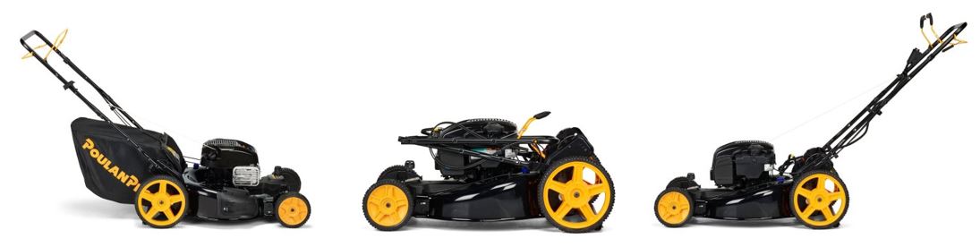 Poulan pro lawn mower review, 22 inch 163cc, additional images