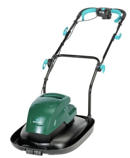 mcgregor 33cm corded rotary lawnmower 1200w and trimmer 250w
